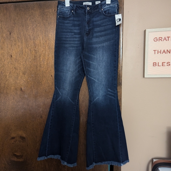 Women's Tall Kancan Flare Jeans - Picture 1 of 8
